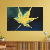 Toile Art Leaf Automne 5 (Insitu(Salon))