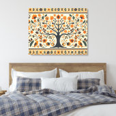 Toile Art Madhubani mondialement connu (Insitu(Chambre))