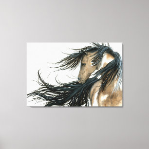 Toile Art majestueux de cheval de Pinto par Bihrle