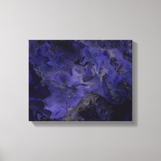 Toile Art mauve et noir (Recto)