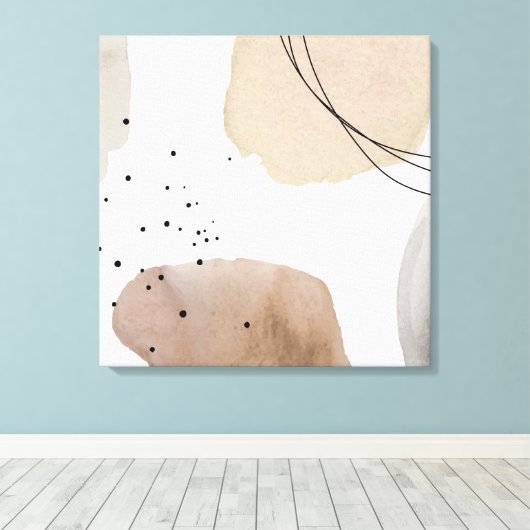 Toile Art minimaliste (Insitu (Plancher de Bois))