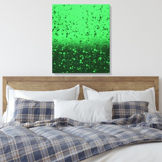 Toile Art minimaliste émeraude riche (Insitu(Chambre))