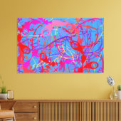 TOILE ART MODERNE - 3 PANNEAUX - DÉCORATION MAISON - CAD (Insitu(Salon))