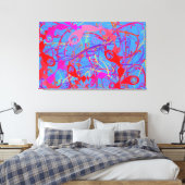 TOILE ART MODERNE - 3 PANNEAUX - DÉCORATION MAISON - CAD (Insitu(Chambre))