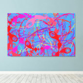 TOILE ART MODERNE - 3 PANNEAUX - DÉCORATION MAISON - CAD (Insitu (Plancher de Bois))