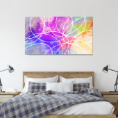 Toile Art moderne Abstrait coloré (Insitu(Chambre))