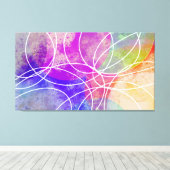 Toile Art moderne Abstrait coloré (Insitu (Plancher de Bois))
