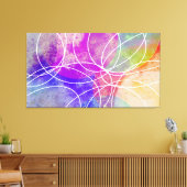 Toile Art moderne Abstrait coloré (Insitu(Salon))