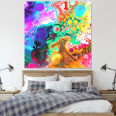 Toile Art moderne Abstrait des fluides (Insitu(Chambre))