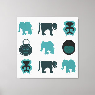 Toile Art moderne africain abstrait