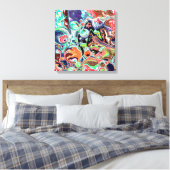 Toile Art moderne coloré Abstrait Fluid (Insitu(Chambre))