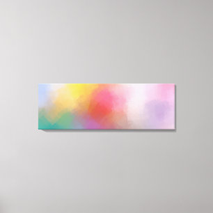 Toile Art moderne créatif coloré Abstrait Rouge Jaune