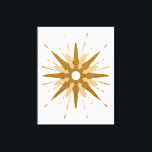 Toile Art Moderne De Démarrage Or Du Milieu Du Siècle<br><div class="desc">Le design moderne du milieu du siècle avec starburst rétro vintage sert de point central, complété par des éléments modernes de starburst design. Un design simple et épuré de démarrage dans une palette de couleurs or et blanc. Une conception d'une collection de coordination. Conçu comme un modèle, vous pouvez créer...</div>