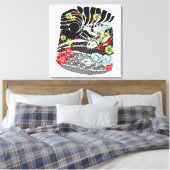 Toile Art moderne Irezumi Koi (Insitu(Chambre))