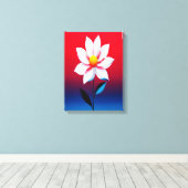 Toile Art moderne minimaliste des fleurs (Insitu (Plancher de Bois))