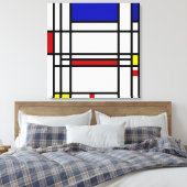 Toile Art Moderne Mondrian (Insitu(Chambre))