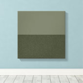 Toile Art Moderne Moss Green Split Peinture murale (Pers (Insitu (Plancher de Bois))