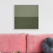 Toile Art Moderne Moss Green Split Peinture murale (Pers (Insitu(Salon))