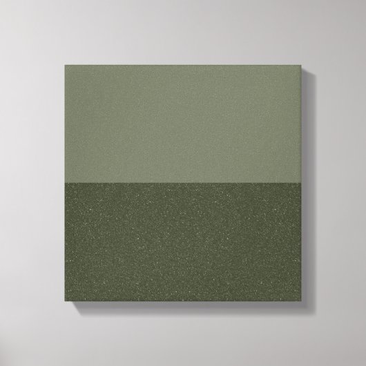Toile Art Moderne Moss Green Split Peinture murale (Pers (Recto)