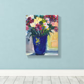 Toile Art moderne, peinture, fleurs (Insitu (Plancher de Bois))