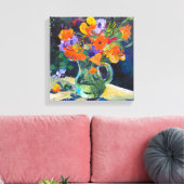 Toile Art moderne, peinture, fleurs (Insitu(Salon))