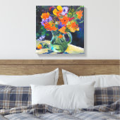 Toile Art moderne, peinture, fleurs (Insitu(Chambre))