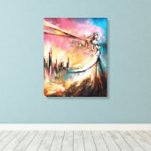 Toile art mordan (Insitu (Plancher de Bois))