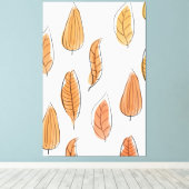 Toile Art Motif de feuilles d'automne (Insitu (Plancher de Bois))