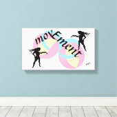 Toile Art : Mouvement (Insitu (Plancher de Bois))