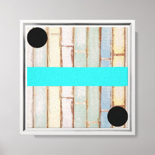 Toile Art Mur encadré minimaliste Maison Abstraite mod