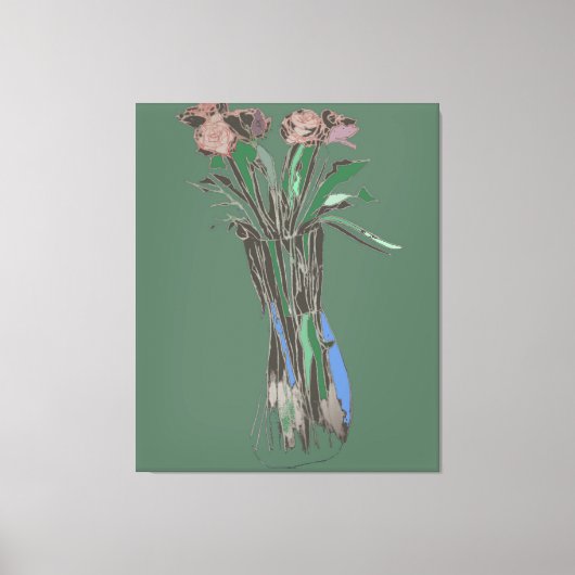 Toile Art Mur Triptyque ImparfaitFleurs encore en fleurs (Recto)