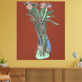 Toile Art Mur Triptyque ImparfaitFleurs encore en fleurs (Insitu(Salon))