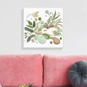 Toile Art naturel Plante Abstrait - Jardin (Insitu(Salon))