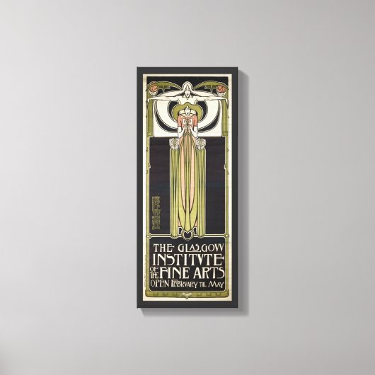 Toile Art nouveau Glasgow Institut des Beaux-Arts (Recto)