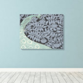 Toile Art Nouveau Peacock Classic Vintage Bird (Insitu (Plancher de Bois))