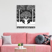 Toile Art Nouveau Tree Beardsley Motif (Insitu(Salon))