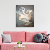 Toile Art numérique Abstrait géométrique polygonal -Toil (Insitu(Salon))