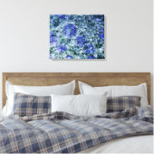 Toile Art numérique d'aquarelle bleue arrière - plan abs (Insitu(Chambre))
