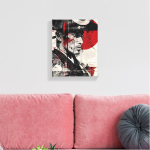 Toile Art numérique de Samurai