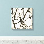 Toile Art numérique d'oiseaux (Insitu (Plancher de Bois))