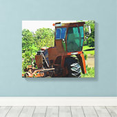 Toile Art numérique Moyen-Ouest Tractor Canvas (Insitu (Plancher de Bois))