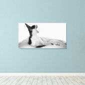 Toile Art original : "Kitsa Diva" (Insitu (Plancher de Bois))