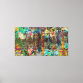 Toile Art original urbain de la Jungle numérique (Recto)