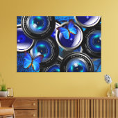 Toile Art papillon 44 (Insitu(Salon))