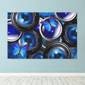 Toile Art papillon 44 (Insitu (Plancher de Bois))