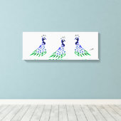 Toile Art : Peacocks (Insitu (Plancher de Bois))