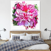 Toile *~* Art Peony rose Peony Peinture Artistique AR1 (Insitu(Chambre))