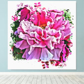 Toile *~* Art Peony rose Peony Peinture Artistique AR1 (Insitu (Plancher de Bois))