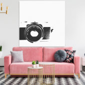 Toile Art photographe de caméra rétro (Insitu(Salon))