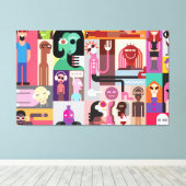 Toile Art pop (Insitu (Plancher de Bois))